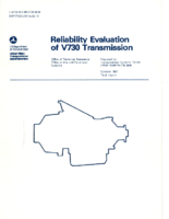 Reliability Evaluation of V730 Transmission