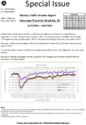 Special Issue  Weekly Traffic Volume Report Interstate Travel for Week No 39 9272021  1032021