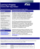 Learning in Progress Improving the Performance of the Transportation Industry Through Training  December 2008