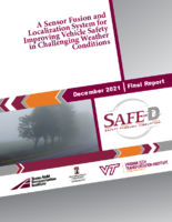 A Sensor Fusion and Localization System for Improving Vehicle Safety in Challenging Weather Conditions