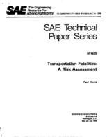 Transportation fatalities  a risk assessment