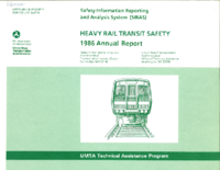 Heavy Rail Transit Safety 1986 Annual Report