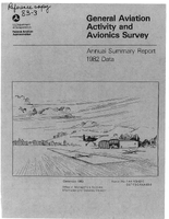 General Aviation Activity and Avionics Survey Annual Summary Report  1982 data