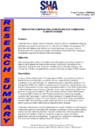 Innovative Contracting Strategies for Combating Climate Change Research Summary