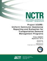 Project UCARE  Uniform Commuter Assistance Reporting and Evaluation for transportation demand management programs