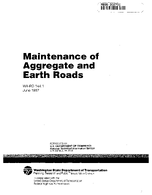 Maintenance of Aggregate and Earth Roads