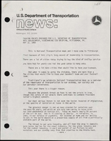 Talking Points Prepared for US Secretary of Transportation Neil Goldschmidt Ridesharing CEO Briefing