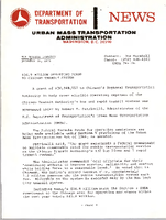 Department of Transportation News Urban Mass Transportation Administration UMTA 76136 369 Million Operating Funds to the Chicago Transit System