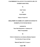 Comprehensive Evaluation of Five Sensors Used for Pavement Monitoring