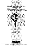 Review and evaluation of methods for analyzing capacity at signalized intersections