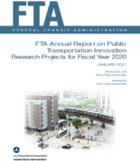FTA Annual Report on Public Transportation Innovation Research Projects for FY 2020