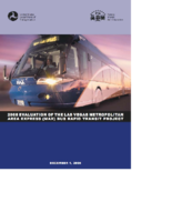 2006 Evaluation of the Las Vegas Metropolitan Area Express MAX Bus Rapid Transit Project