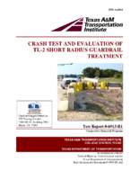 Crash Testing and Evaluation of TL2 Short Radius Guardrail Treatment