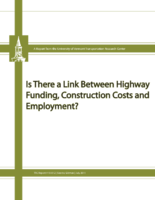 Is There a Link Between Highway Funding Construction Costs and Employment