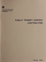 Public Transit Service Contracting