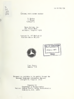 National parts return program  final report