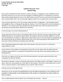 Legislative Research Part II