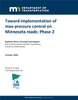 Toward Implementation of MaxPressure Control on Minnesota Roads Phase 2