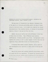 Statement by Secretary of Transportation Claude S Brinegar on the Independent Truckers Issue