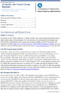 Air Quality and Climate Change Highlights OctoberNovember 2015