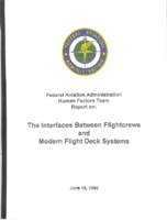 The interfaces between flightcrews and modern flight deck systems