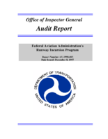 Federal Aviation Administrations Runway Incursion Program