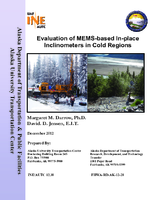 Evaluation of MEMSbased inplace inclinometers in cold regions  summary