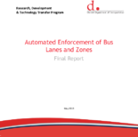 Automated Enforcement of Bus Lanes and Zones Final Report