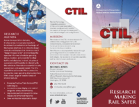Cab Technology Integration Laboratory CTIL Research Making Rail Safer Brochure