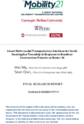 Smart Multimodal Transportation Solutions for North Huntingdon Township in Response to Roadway Construction Projects on Route30