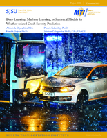 Deep Learning Machine Learning or Statistical Models for WeatherRelated Crash Severity Prediction