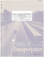 Air Quality Conformity Determination Of the Constrained Long Range Plan And The FY992004 Transportation Improvement Program For The Washington Metropolitan Region