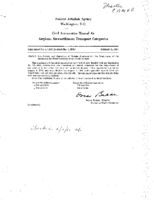 CAM 4b Airplane Airworthiness Transport Categories 1960