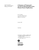 A Summary of Unmanned Aircraft AccidentIncident Data Human Factors Implications