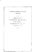 Interstate Commerce Commision Report of the Accident  Investigation Occuring on the PENNSYLVANIA BRADLEY JCT PA