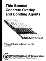 Thin Bonded Concrete Overlay and Bonding Agents