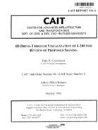 4D drivethrough visualization of I280 for review of proposed signing