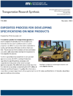 Expedited Process for Developing Specifications on New Products