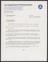 Department of Transportation News Releases July 1980