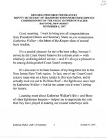 Deputy Secretary of Transportation Mortimer Downey Speeches November 1997