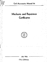 CAM 24 Mechanic And Repairman Certificates 1956
