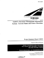 TxDOTs pavement management information system  current status and future directions