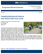 Transportation Options  VMT Reduction Field Scan