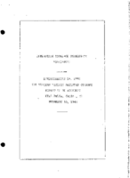 Interstate Commerce Commision Report of the Accident  Investigation Occuring on the WESTERN PACIFIC RAILROAD PULGA CA