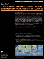 Use of Small Unmanned Aerial Systems for Emergency Management of Flooding techbrief
