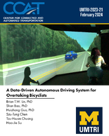 A DataDriven Autonomous Driving System for Overtaking Bicyclists