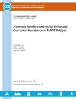 Alternate Reinforcements for Enhanced Corrosion Resistance in TxDOT Bridges