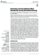 Detecting and Quantifying Mind Wandering during Simulated Driving