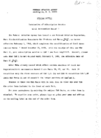 CAM 1 Special Notice Termination Of Subscription Service