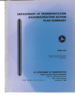 Department of Transportation Radionavigation Action Plan Summary
